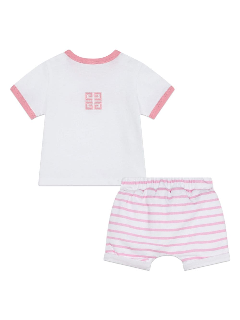Set T-shirt e shorts con stampa - Rubino Kids