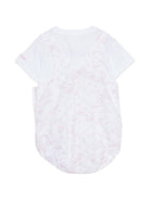 Set t-shirt e tutina per neonata Givenchy Kids rosa con stampa grafica all - over - Rubino Kids