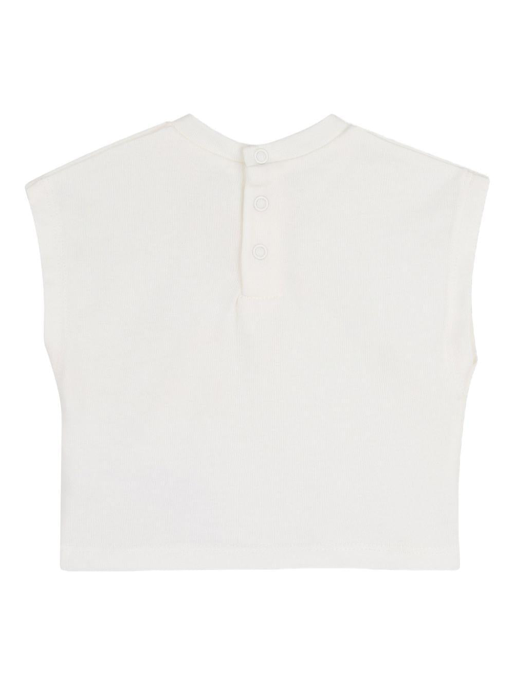 Set t-shirt, giacca e gonna per neonata Michael Kors Kids beige con design svasato - Rubino Kids