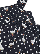 Set Top e Shorts per bambina Moschino Kids nero con stampa - Rubino Kids