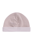 Set tre pezzi per neonati Fendi Kids beige con stampa Cavallino Fendi - Rubino Kids