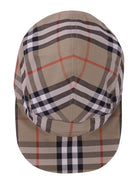 Set tre pezzi per neonato Burberry Kids beige con caratteristico motivo Vintage Check - Rubino Kids