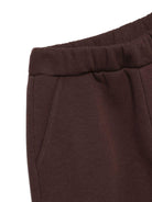 Set tuta per bambina Il Gufo marrone con dettagli floreali - Rubino Kids