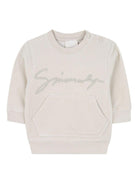 Set tuta per neonato Givenchy Kids bianco con logo ricamato - Rubino Kids