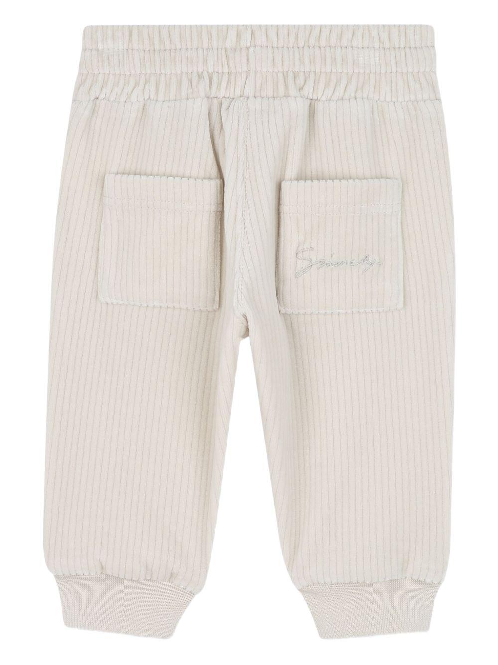 Set tuta per neonato Givenchy Kids bianco con logo ricamato - Rubino Kids