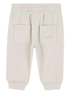 Set tuta per neonato Givenchy Kids bianco con logo ricamato - Rubino Kids