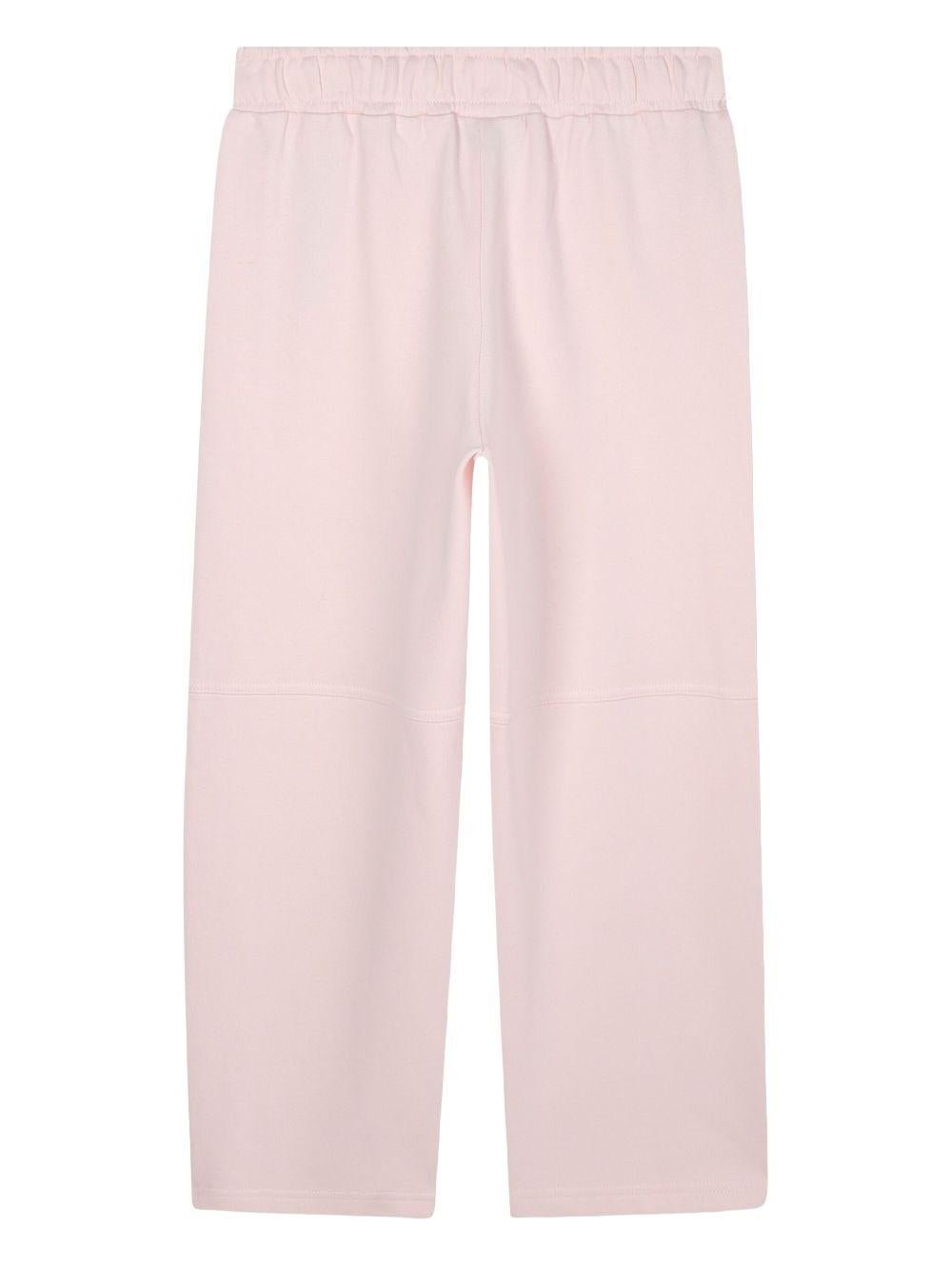 Set tuta sportiva per bambina Kenzo Kids rosa con logo Kenzo - Rubino Kids