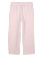 Set tuta sportiva per bambina Kenzo Kids rosa con logo Kenzo - Rubino Kids