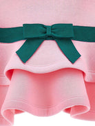 Set tuta sportiva per bambina Monnalisa rosa con ruches - Rubino Kids