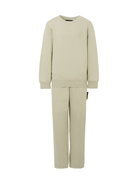 Set tuta sportiva per bambino John Richmond Junior grigio con logo ricamato - Rubino Kids