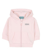 Set tuta sportiva per neonata Kenzo Kids rosa con stampa con logo posteriore - Rubino Kids