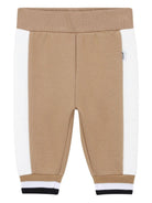 Set tuta sportiva per neonato Boss Kids beige con design color - block - Rubino Kids