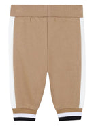Set tuta sportiva per neonato Boss Kids beige con design color - block - Rubino Kids