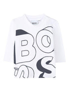 Set tuta sportiva per neonato Boss Kids beige con dettaglio logo - Rubino Kids