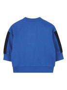 Set tuta sportiva per neonato Kenzo Kids blu con design stampa - Rubino Kids