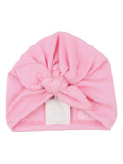 Set tutina bavaglino e cappellino per neonata Givenchy Kids rosa con logo ricamato - Rubino Kids