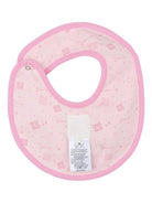 Set tutina bavaglino e cappellino per neonata Givenchy Kids rosa con logo ricamato - Rubino Kids