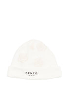 Set tutina, bavaglino e cappellino per neonati Kenzo Kids con stampa floreale - Rubino Kids