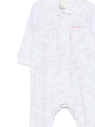 Set tutina, cappellino e bavaglino per neonata Givenchy Kids rosa con stampa grafica all - over - Rubino Kids
