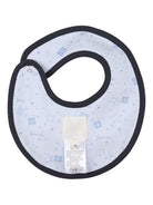 Set tutina cappellino e bavaglino per neonato Givenchy Kids blu con logo ricamato - Rubino Kids