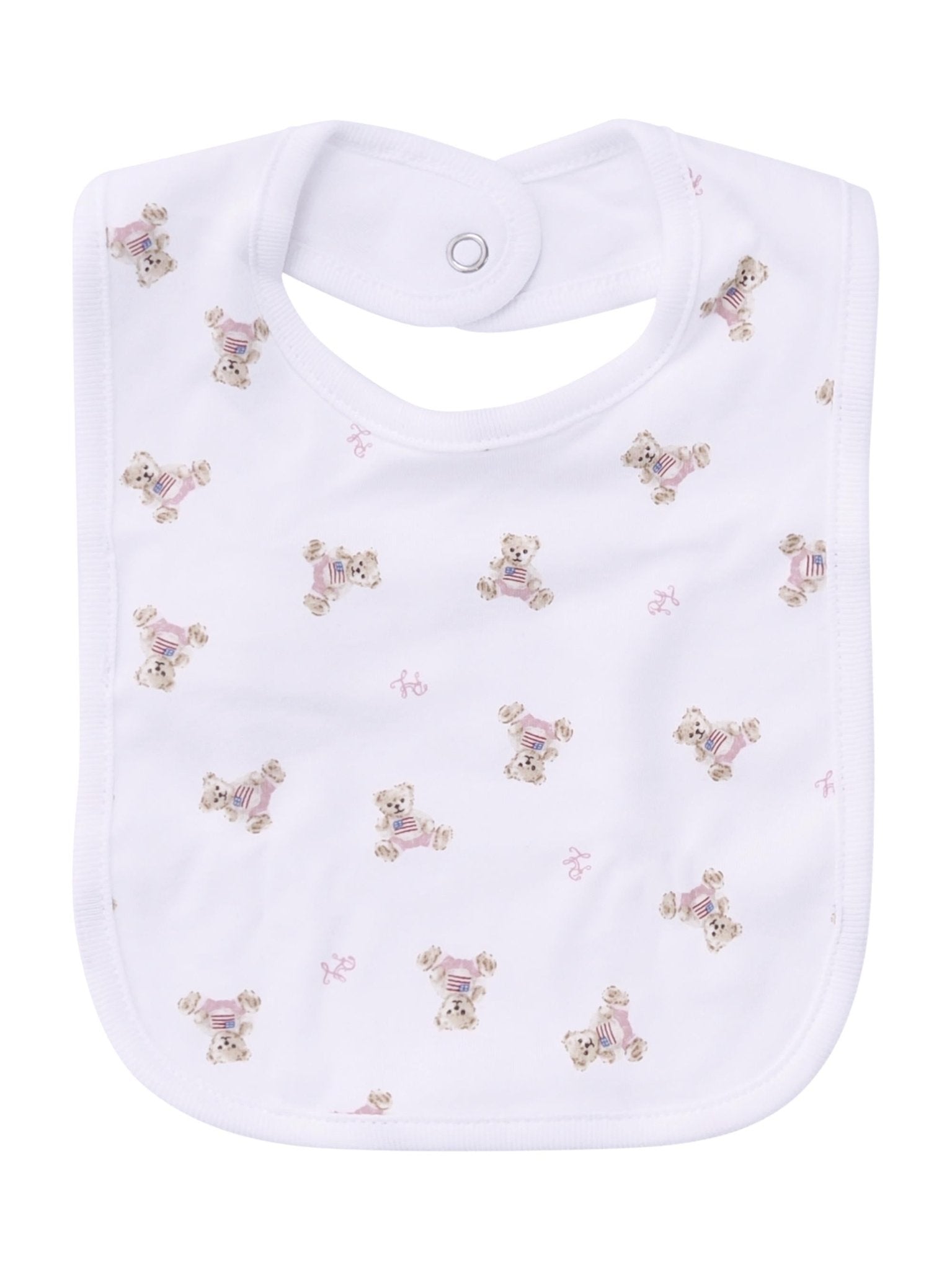 Set tutina cappellino e bavaglino per neonato Polo Ralph Lauren Kids bianco con motivo Polo Bear - Rubino Kids