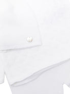 Set tutina cappello e coperta per neonati Paz Rodriguez bianco con placca con logo - Rubino Kids