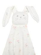 Set tutina cappello e doudou per neonata Petit Bateau bianco con stampa floreale - Rubino Kids