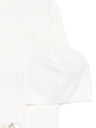 Set tutina e berretto per neonati Balmain Kids bianco con stampa geometrica - Rubino Kids