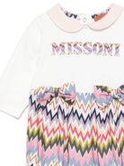 Set tutina e cappellino per neonata Missoni Kids multicolore a zigzag - Rubino Kids