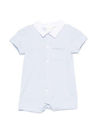 Set tutina e cappellino per neonato Givenchy Kids azzurro con colletto - Rubino Kids