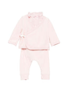 Set tutina e cardigan per neonata Petit Bateau rosa con motivo a cuori - Rubino Kids
