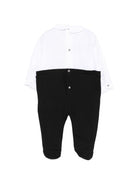 Set tutina e pantaloni per neonato Roberto Cavalli Kids nero con papillon abbinato - Rubino Kids