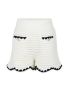 Shorts all'uncinetto - Rubino Kids