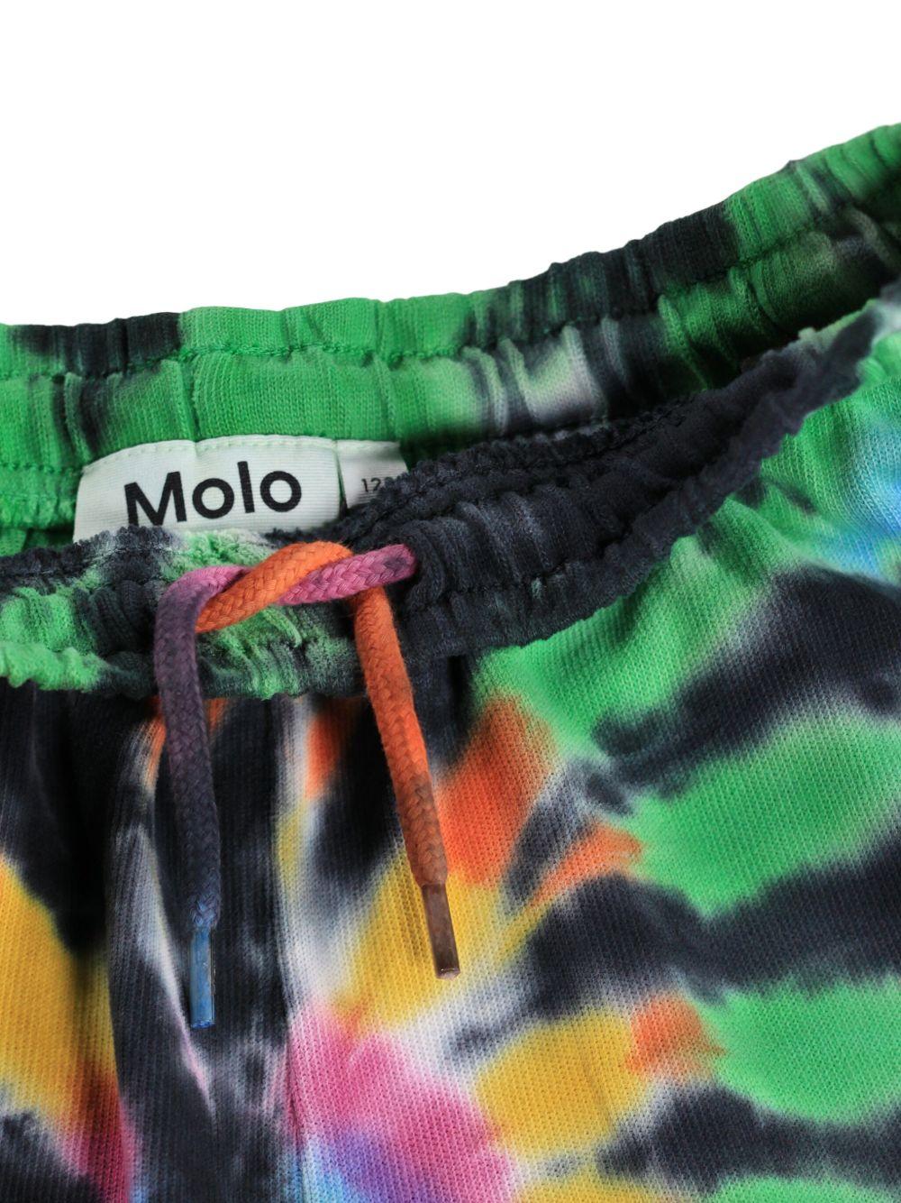 Shorts Amil per bambina Molo multicolore con fantasia tie - dye - Rubino Kids