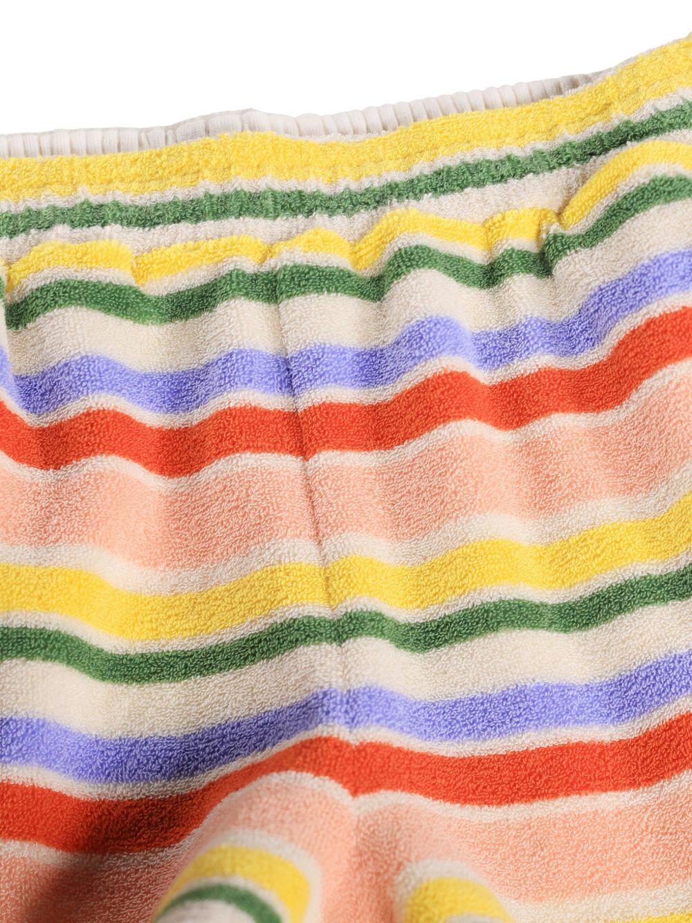 Shorts Angela per bambina Molo multicolore con design a righe - Rubino Kids