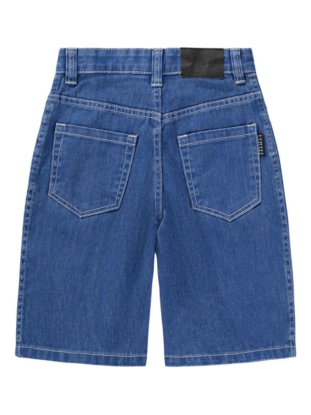 Shorts Arts per bambino Molo denim con design a cinque tasche - Rubino Kids