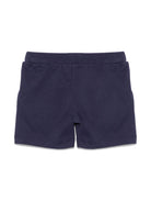 Shorts con stampa per neonato Moschino Kids blu con tasche laterali - Rubino Kids