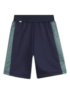 Shorts da bambino Boss Kids blu scuro con inserti - Rubino Kids
