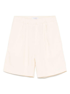 Shorts dritti per bambino Paolo Pecora Kids beige con due tasche posteriori applicate