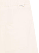 Shorts dritti per bambino Paolo Pecora Kids beige con due tasche posteriori applicate - Rubino Kids