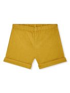 Shorts Ecady per neonata Bonpoint giallo con vita elasticizzata - Rubino Kids