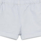 Shorts Ecady per neonato Bonpoint azzurro con toppa con logo - Rubino Kids