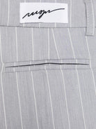 Shorts effetto gonna a pieghe per bambina MSGM Kids grigio con passanti - Rubino Kids