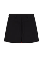 Shorts effetto gonna per bambina Dolce & Gabbana Kids blu con vita media - Rubino Kids