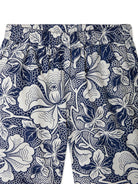 Shorts Erno per bambino Bonpoint blu con stampa fiori - Rubino Kids