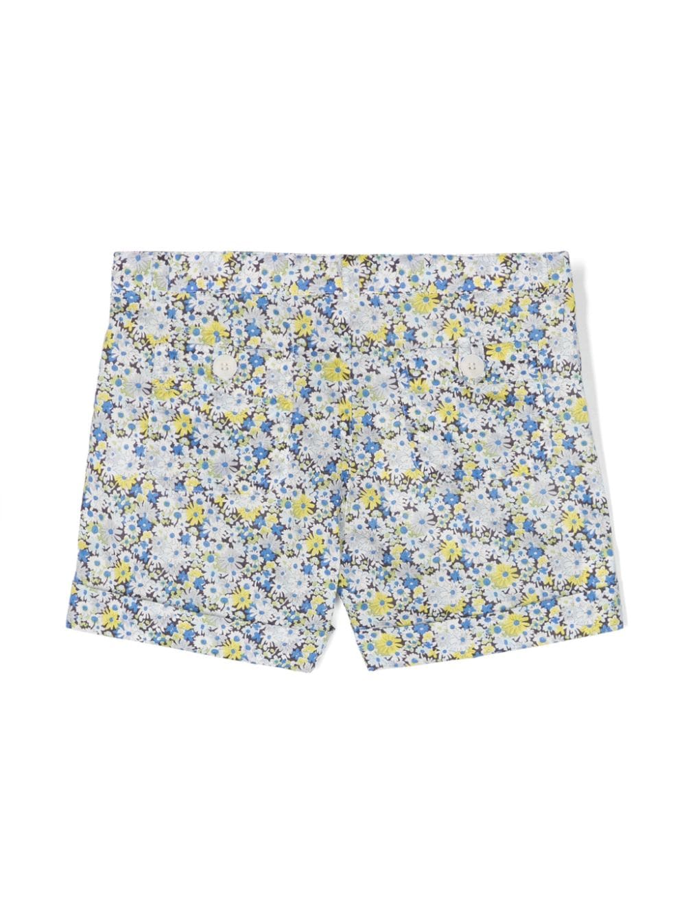 Shorts in cotone con stampa floreale - Rubino Kids