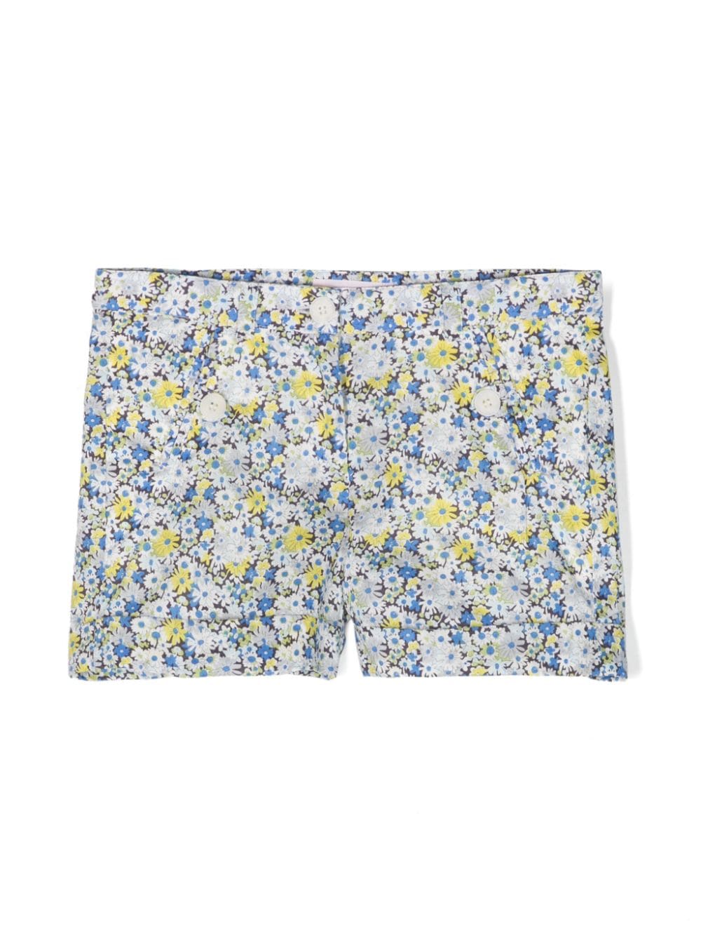 Shorts in cotone con stampa floreale - Rubino Kids