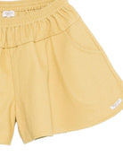 Shorts Mazena per bambina Donsje gialli con vita elasticizzati - Rubino Kids