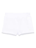 Shorts Noisette per neonato K Way Kids bianco con logo in gomma - Rubino Kids