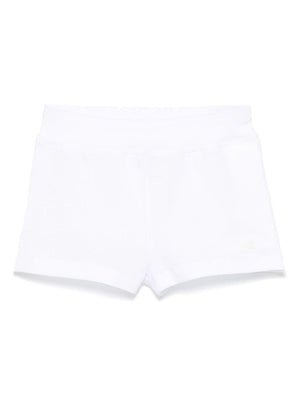 Shorts Noisette per neonato K Way Kids bianco con logo in gomma